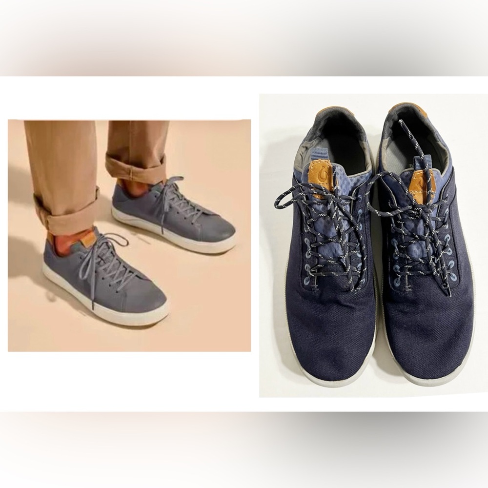 OluKai Gray Sneakers Versatile Comfort Versatile Minimalist Casual All Day Wear